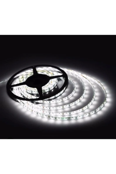 5 Metre Şerit Led Adaptörlü Aç Kapa Anahtar Beyaz ürün görseli 1