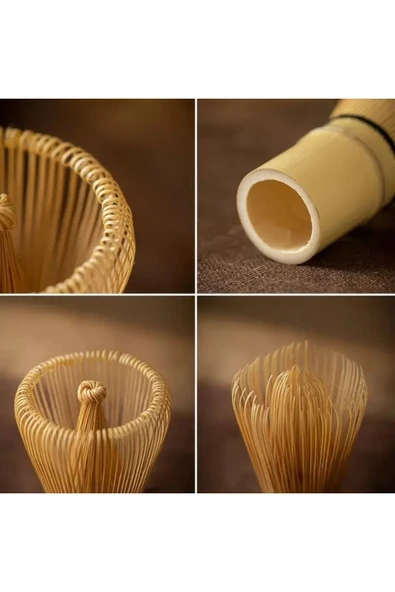 Bambu Matcha Whisk Karıştırıcı 4 'lü Set - Resim 5