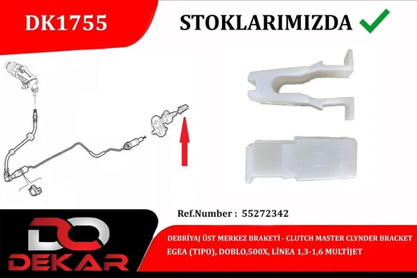 DEBRİYAJ ÜST MERKEZ BRAKETİ EGEA-DOBLO-500X-LİNEA 1.3-1.6 MULTİJET ürün görseli 1