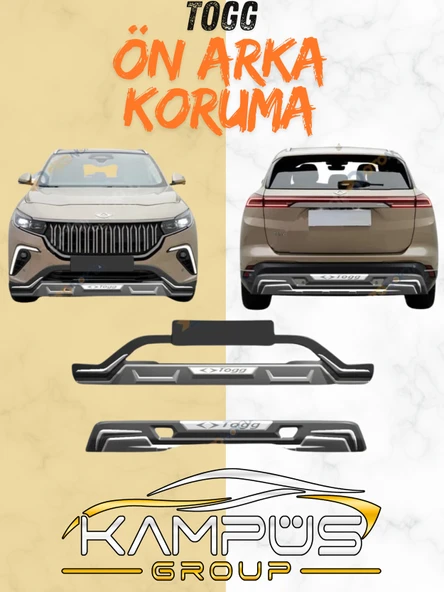 Ön Arka Koruma Togg T10x-Ön Arka Difüzör Togg T10x ürün görseli 1