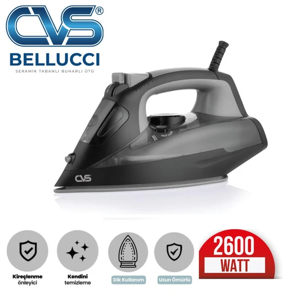 CVS DN 5480 BELLUCCİ Seramik 2600 Watt Ütü - Resim 2