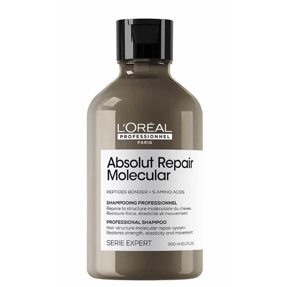 L'oreal Professionnel Serie Expert Absolut Repair Molecular Yıpranmış Saçlar için Şampuan 300ml ürün görseli 1