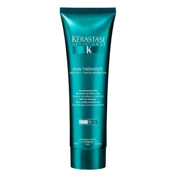 Kerastase Resistance Bain Therapiste Shampoo [3-4] - Aşırı İşlem Görmüş Saçlar İçin Kremli Saç Banyosu 250ml ürün görseli 1