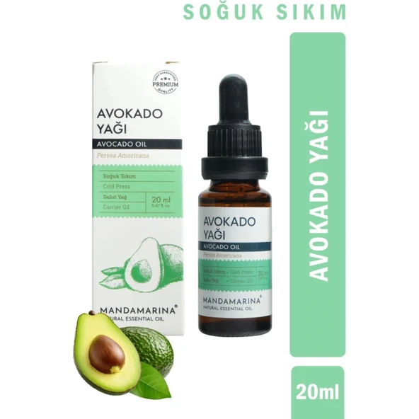 Avokado Yağı 20 Ml - Yoğun Nem ve Esneklik ürün görseli 1