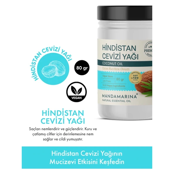 Hindistan Cevizi Yağı 100 ML - Resim 2
