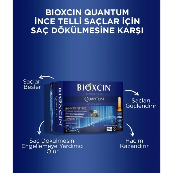 Bioxcin Quantum Bio-Activ Serum Saç Serumu 15x6 ml - Resim 5