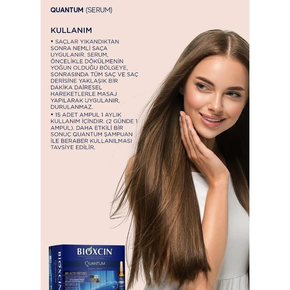 Bioxcin Quantum Bio-Activ Serum Saç Serumu 15x6 ml - Resim 4
