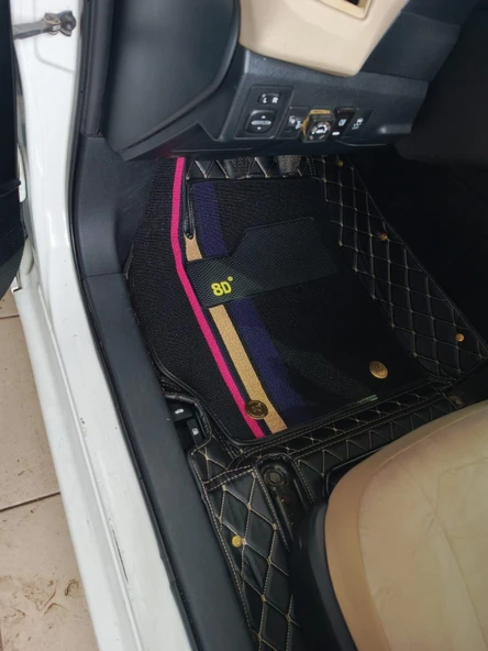 Toyota Corolla 2013-2018 Arası Araca Özel 8d Çift Katmanlı Havuzlu Paspas Takımı ürün görseli 1