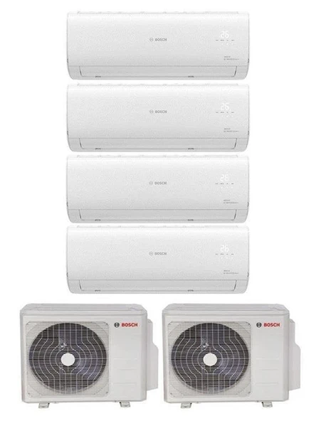 Bosch Multi Split İnverter Klima 84000Btu Dış (42+42) + 4 İç Ünite 12000 + 12000 + 12000 + 24000 Btu ürün görseli 1