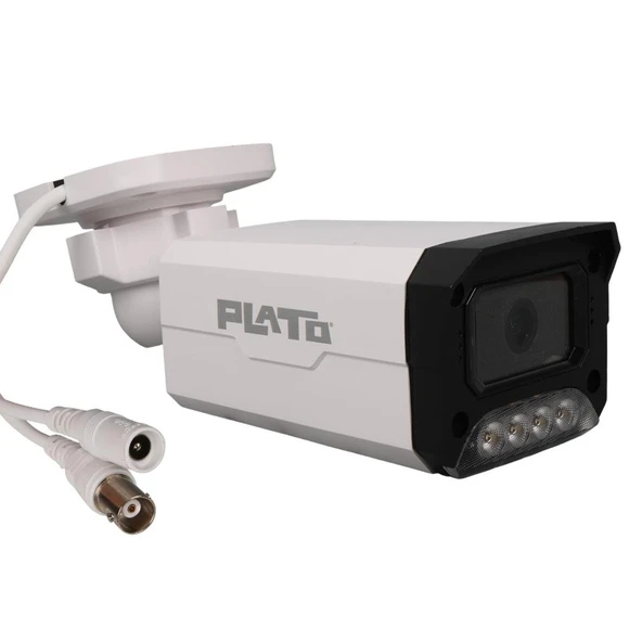 Ayt Plato PL-23840 Ahd Bullet Kamera 2 Mp Gece Renkli Görüşlü Güvenlik Kamerası Dvr Kayıt Cihazı İçin ürün görseli 1