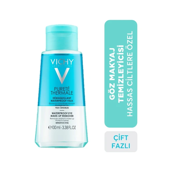Vichy Purete Thermale Waterproof Yeux Make-Up Remover 100 ml ürün görseli 1
