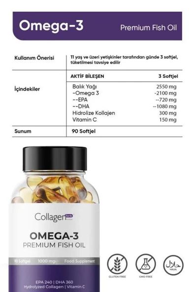 Collegen Forte Omega3 Premium Balık Yağı - Resim 2