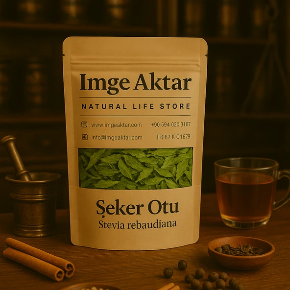 Stevia Yaprağı (Şeker Otu) - Kalorisiz Tatlandırıcı 30g ürün görseli 1