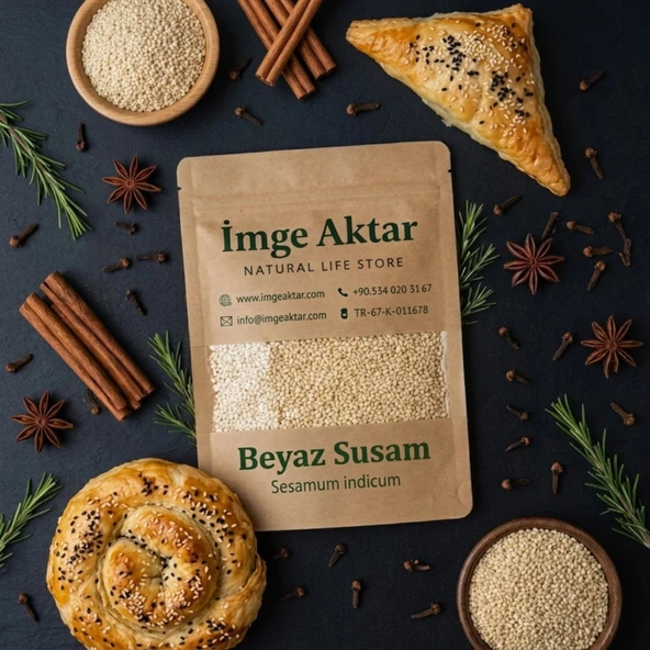 Beyaz Susam 100g ürün görseli 1