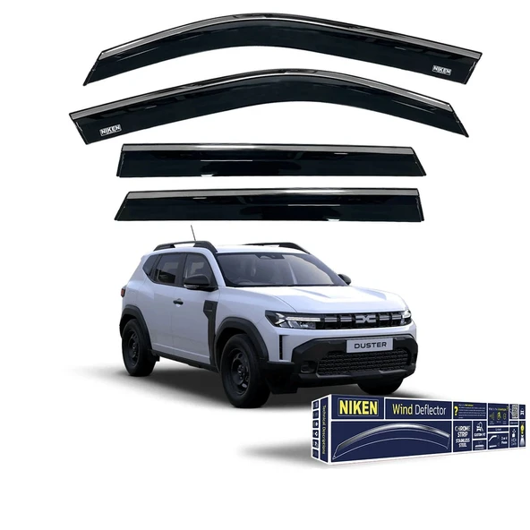 Renault Duster Kromlu Cam Rüzgarlığı 2024 Model ve Sonrası ürün görseli 1