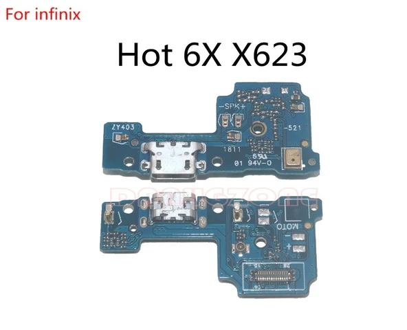 İnfinix Hot 6x Şarj Bordu Mikrofon Bordu A++Süper Kalite ürün görseli 1