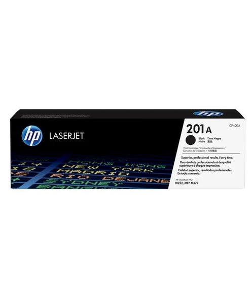 HP CF400A Black Toner Kartuş (201A) ürün görseli 1