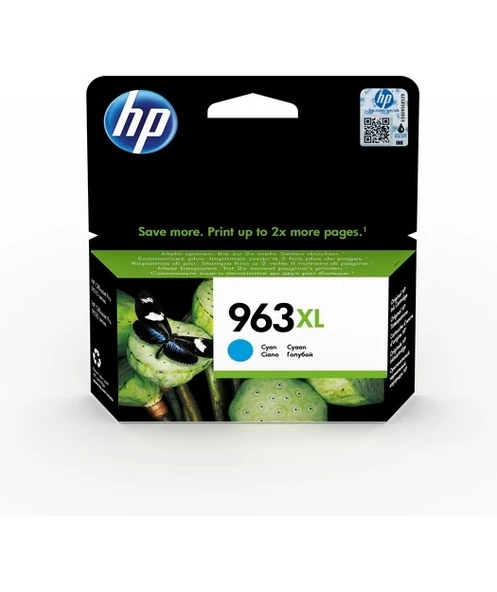 HP 3JA27AE Cyan Mürekkep Kartuş (963XL) ürün görseli 1