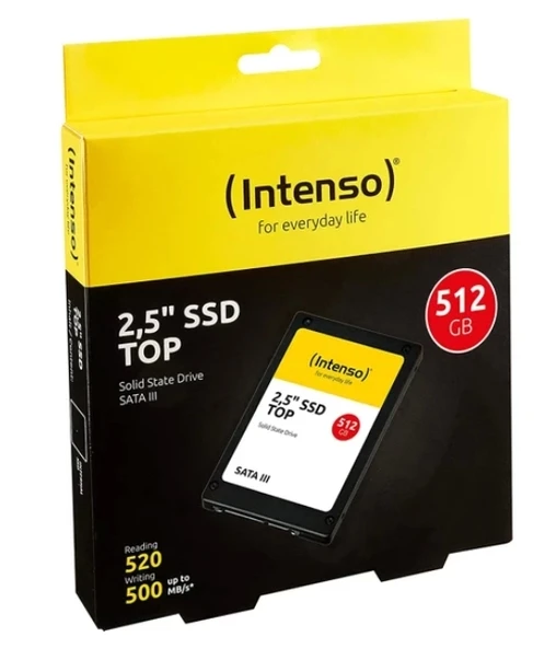 512GB INTENSO 3812450 2.5 520/500MB/s SSD ürün görseli 1