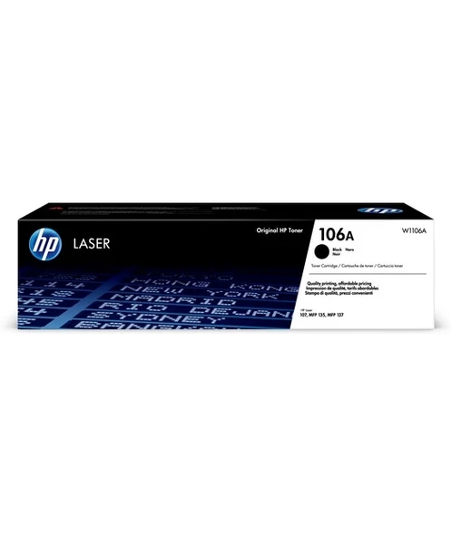 HP W1106A Black Toner Kartuş (106A) ürün görseli 1