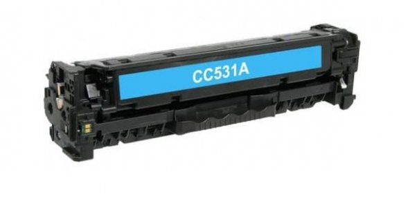 HP CC531A/CE411A/CF381A MAVİ MUADİL TONER 2.800syf ürün görseli 1