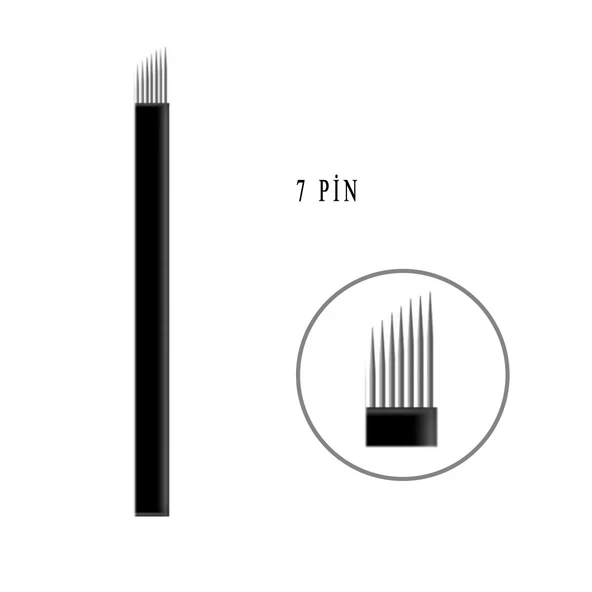 7P 3D Microblading Kalıcı Makyaj İğnesi ürün görseli 1