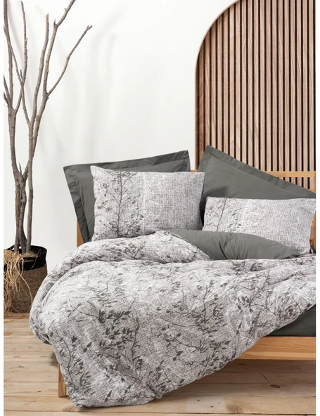 Cotton Box  Dual Tek Kişilik Nevresim Takımı Odın Kahve ürün görseli 1