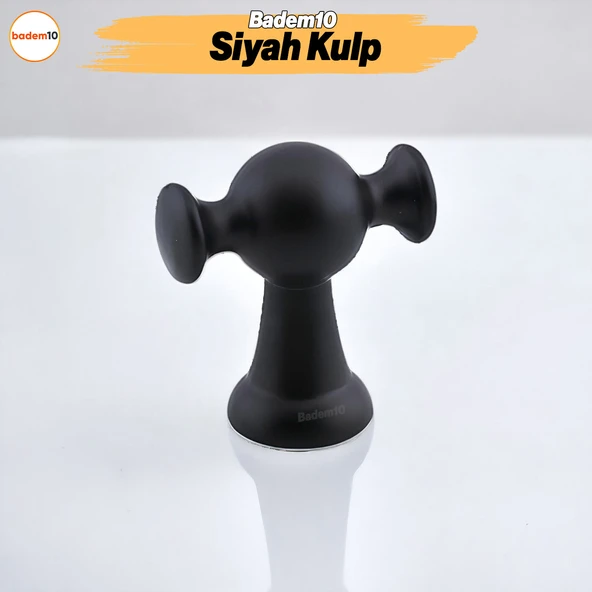 Manolya Siyah Metal Kulp Düğme Tek Vidalı Çekmece Kulbu Kulpları Mutfak Mobilya Dolabı Dolap Kulpu ürün görseli 1