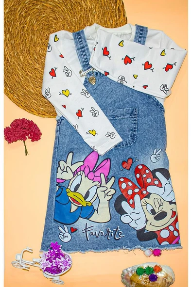 Çocuk Kot Elbise - Resim 3