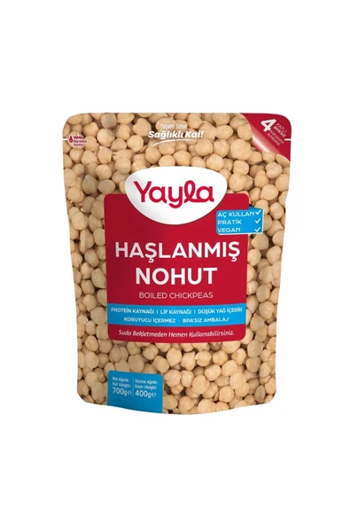 Yayla Haşlanmış Nohut 700 gr ürün görseli 1