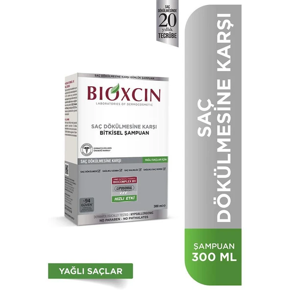 Bioxcin Genesis Yağlı Saçlar için Şampuan 300 ml ürün görseli 1