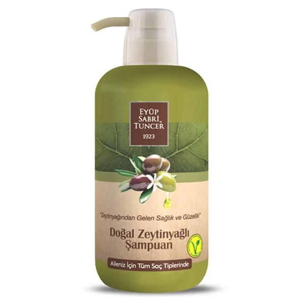 Eyüp Sabri Tuncer Doğal Zeytinyağlı Şampuan 600ml ürün görseli 1