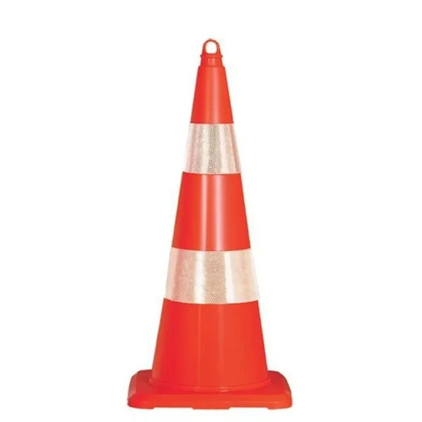 Trafik Konisi 90 cm Duba Plastik Trafik Koni Yol Otopark Dubası Ankara 90 cm ürün görseli 1