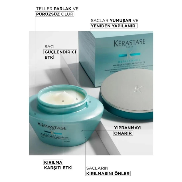 Kerastase Masque Force Architecte - Saç Maskesi 200 ml - Resim 3
