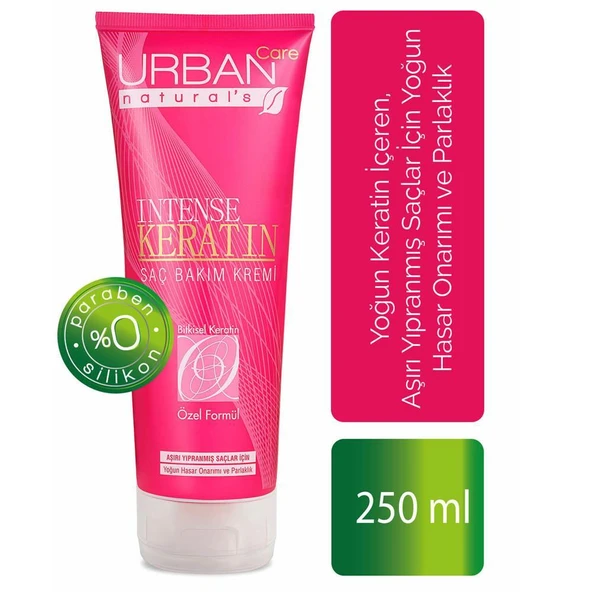 Urban Care İntense Keratin Saç Bakım Kremi 250 ml ürün görseli 1