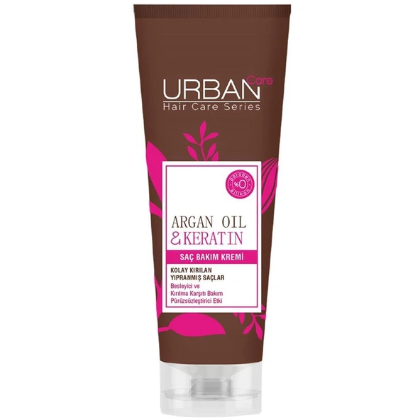 Urban Care Argan Oil & Keratin Conditioner Besleyici ve Kırılma Karşıtı Saç Bakım Kremi 250 ml ürün görseli 1