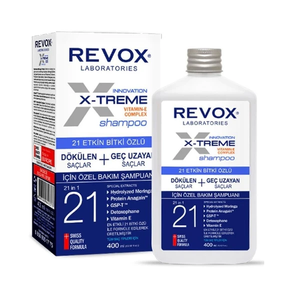 Revox X-Treme Dökülen Saçlara Özel Şampuan 400ml ürün görseli 1