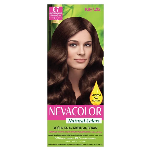 Neva Color Saç Boyası Seti 6-7 Çikolata Kahve ürün görseli 1