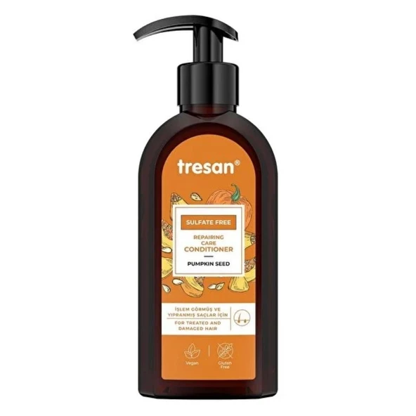 Tresan Bal Kabağı Çekirdeği Onarıcı Sülfatsız Saç Bakım Kremi 300ml ürün görseli 1