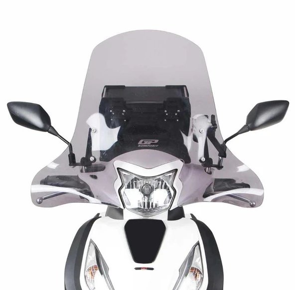 GP KOMPOZİT HONDA DİO 2021-2024 SİPERLİK ÖN CAM ŞAFFAF 58cm ürün görseli 1