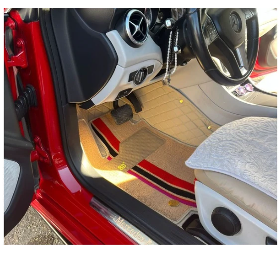Mercedes Cla 2013-2019 Arası Araca Özel 8D Çift Katmanlı Havuzlu Paspas Takımı ürün görseli 1