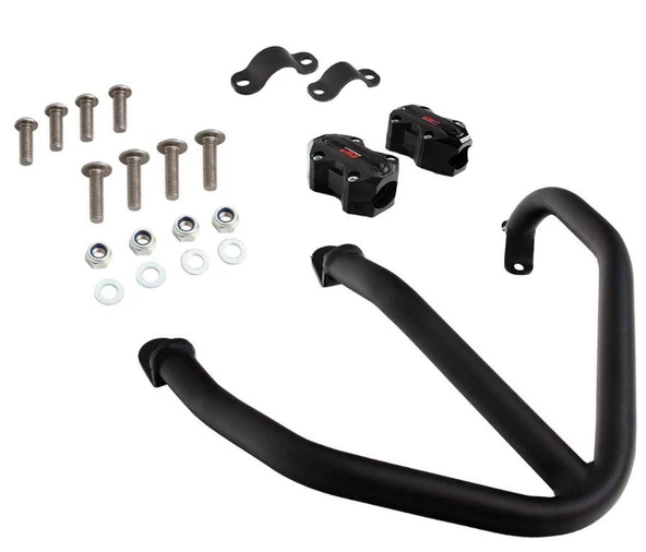 GP KOMPOZİT CF MOTO 250 SR 2020-2024 UYUMLU MOTOR KORUMA DEMİRİ SİYAH ürün görseli 1
