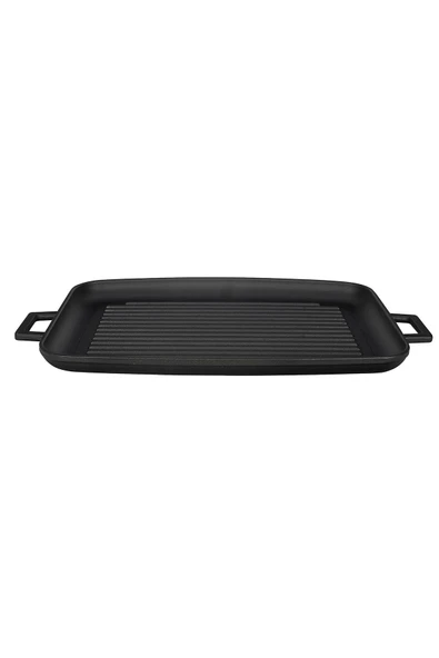 Lava Metal Kulplu 31x42 cm Döküm Grill Fırın Tepsisi ürün görseli 1