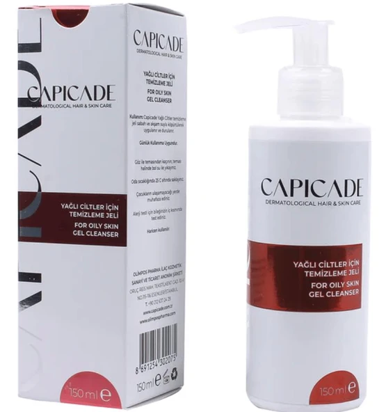 Capicade Yağlı Ciltler İçin Temizleme Jeli 150ml ürün görseli 1