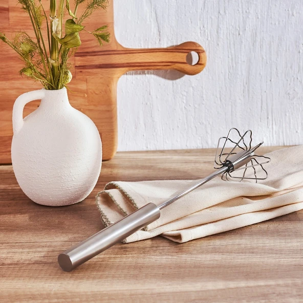 EMSAN MODERN BASMALI ÇIRPICI 25 CM ÇELİK - Resim 2