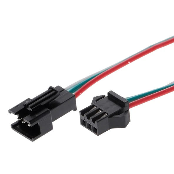 Jst Sm 3 Pin Kablolu Soket Konnektor Takım (IC-261J-3) ürün görseli 1