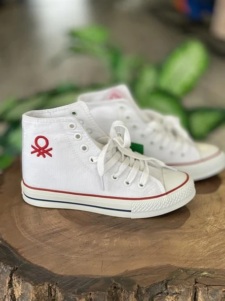 Benetton Beyaz Converse Spor Ayakkabı 30628 ürün görseli 1