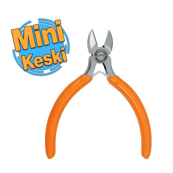 Rico Mini Yan Keski Kombine Pense Küçük Plastik Saplı 10 cm Kargaburnu Metal 1 Adet ürün görseli 1