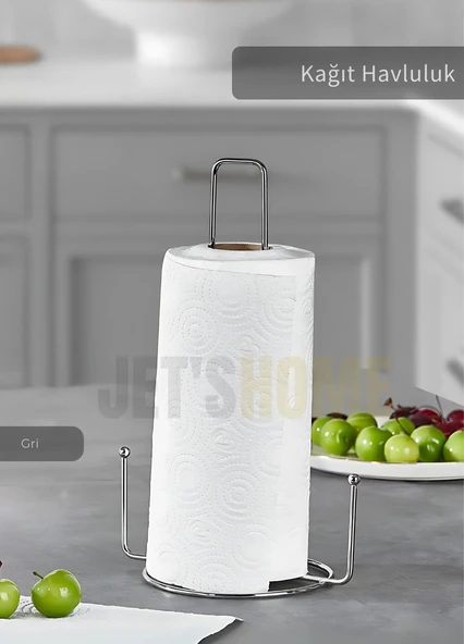 Kağıt Havluluk Paslanmaz Peçetelik Çelik Banyo Havluluk Düzenleyici Gri ürün görseli 1