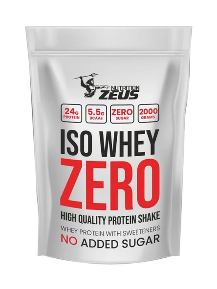Zeus Nutrıtıon Iso Whey Zero Protein Tozu 2000Gr-Bisküvi Aromalı ürün görseli 1